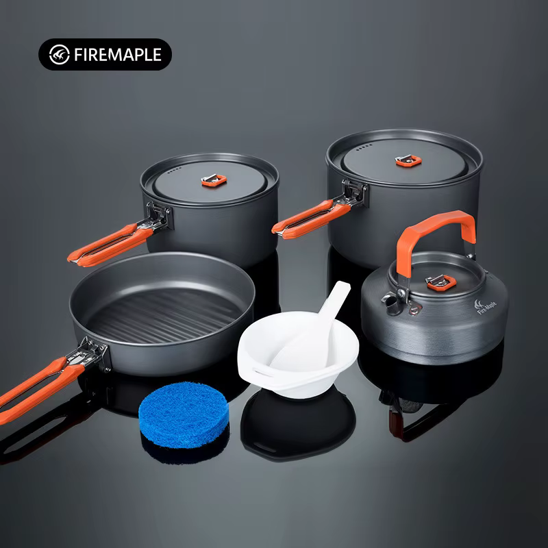 Ensemble de casseroles de Camping en plein air, repas de Camping, marmite chaude, équipement Portabl