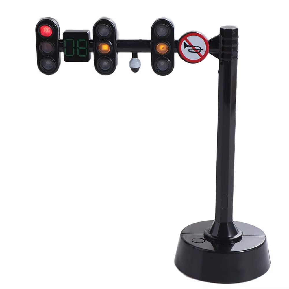 Panneaux lumineux de feu de circulation, Mini modèle d'arrêt, ensemble de jeu pour nouveau-né, fille