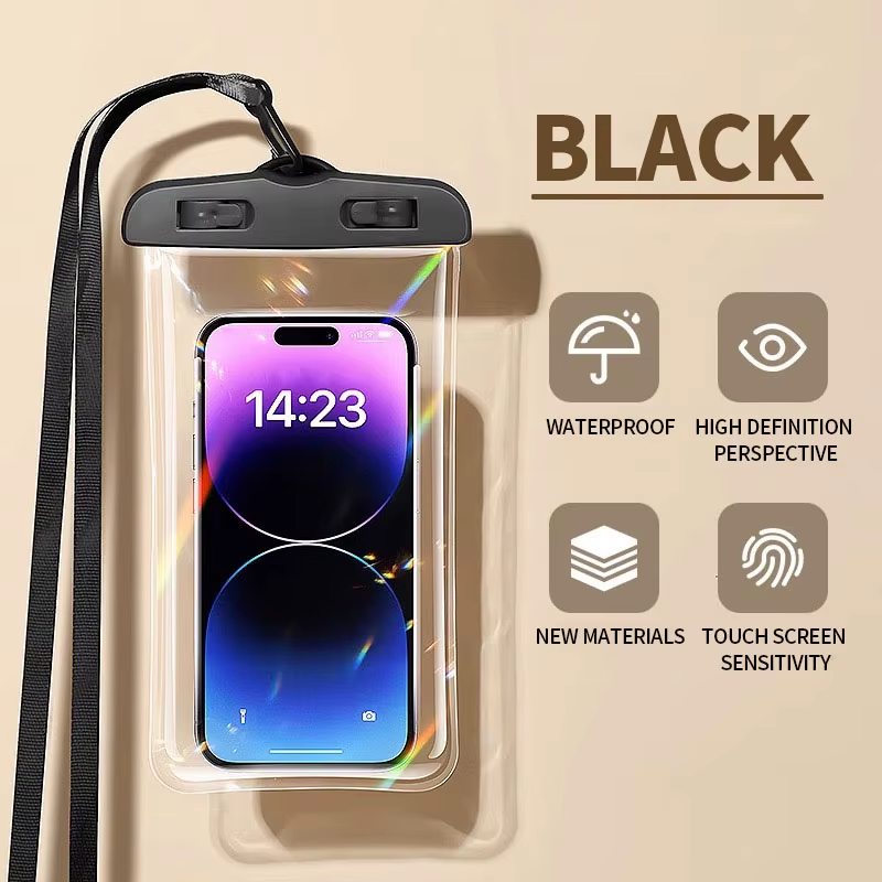 Pochette de téléphone étanche, sac de natation pour plongée à dérive, sac sec sous-marin, housse pou