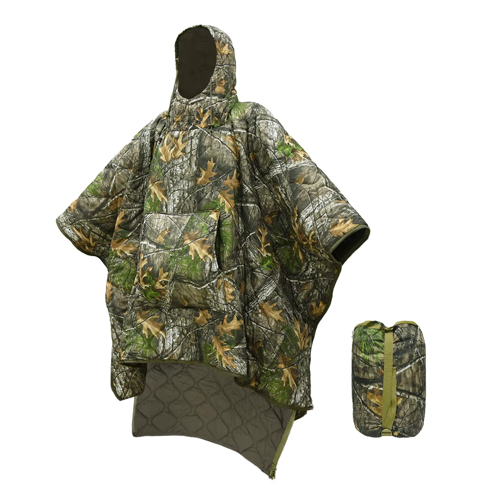Sac de couchage de Camping en plein air, camouflage ultraléger, Cape Portable, équipement de randonn