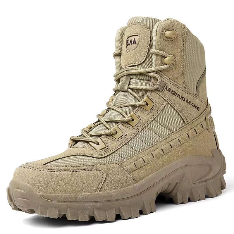 Bottes de Combat dans le désert pour hommes bottes tactiques antidérapantes en plein air randonnée d