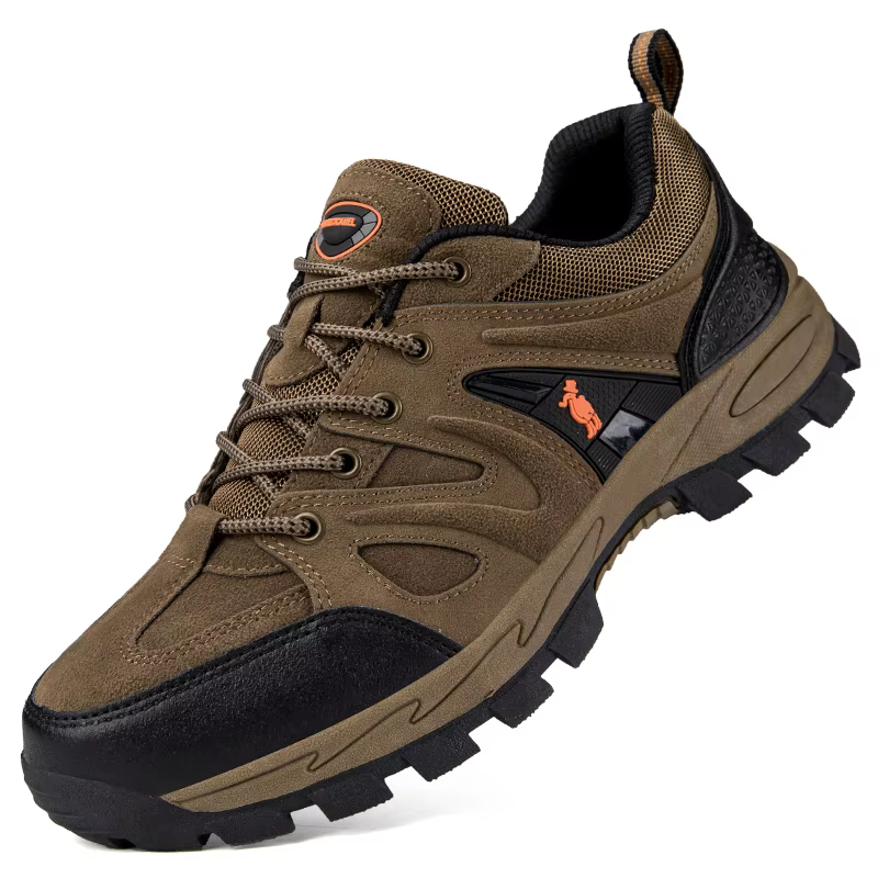 Chaussures de randonnée pour hommes en cuir suédé, confortables et polyvalentes, antidérapantes, rés