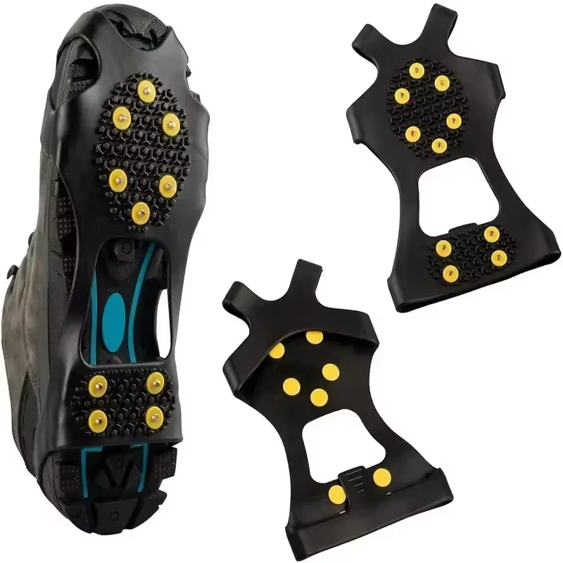Crampons pour chaussures et bottes, pour hommes et femmes, antidérapants pour la neige, la boue, la 