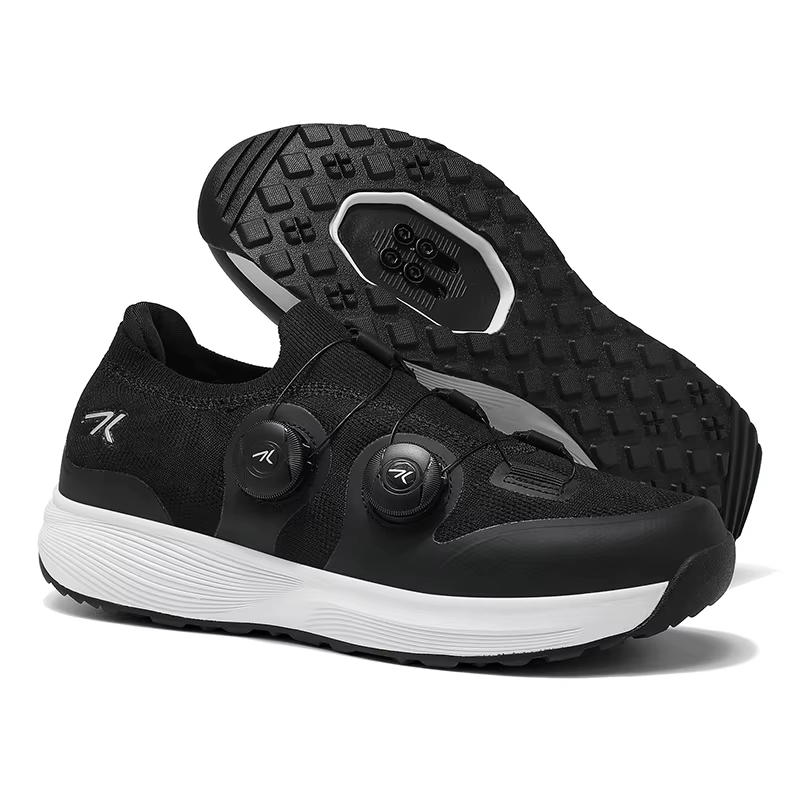 Chaussures de cyclisme VTT pour homme, chaussures à crampons, chaussures à pédale plate, chaussures 