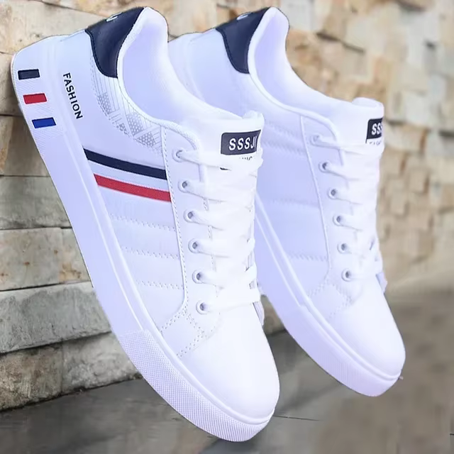 Chaussures plates pour hommes, baskets de sport d'extérieur printemps-automne, chaussures vulcanisée