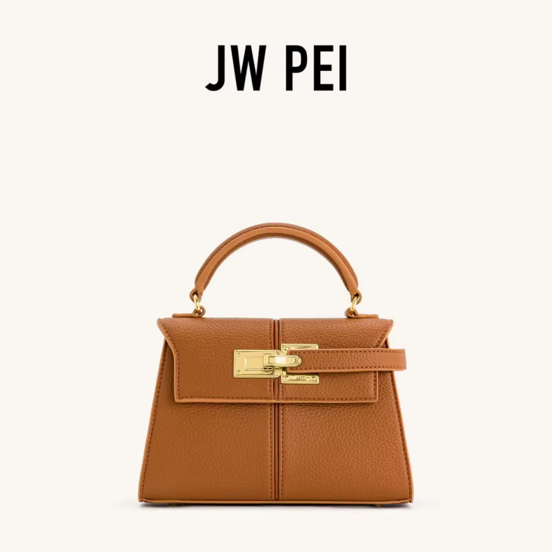 Sac à main de luxe JW PEI Elise en cuir vegan avec poignée supérieure, sac bandoulière croisé en toi