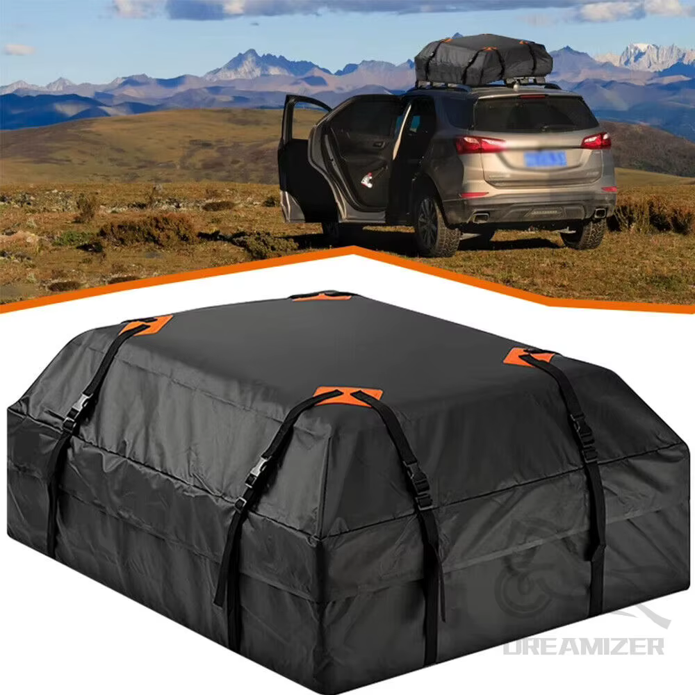 Sac de toit de voiture imperméable 600L, sac de transport de bagages pour toit de voiture, rangement