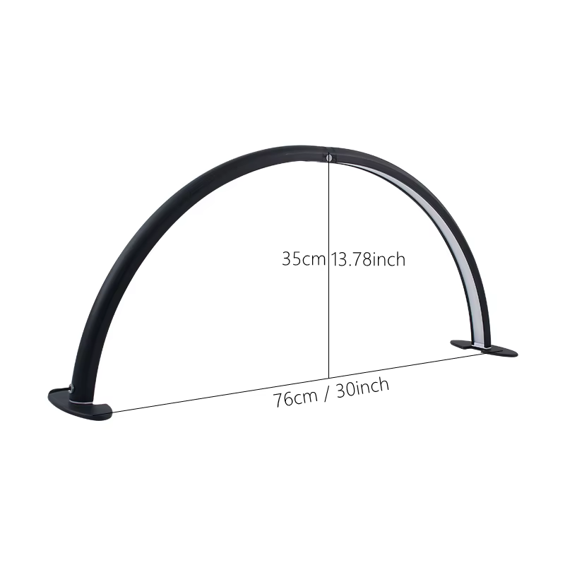 30 pouces demi-lune lumière pour bureau à ongles 76 cm 48 W haute lumière arc photographie remplissa