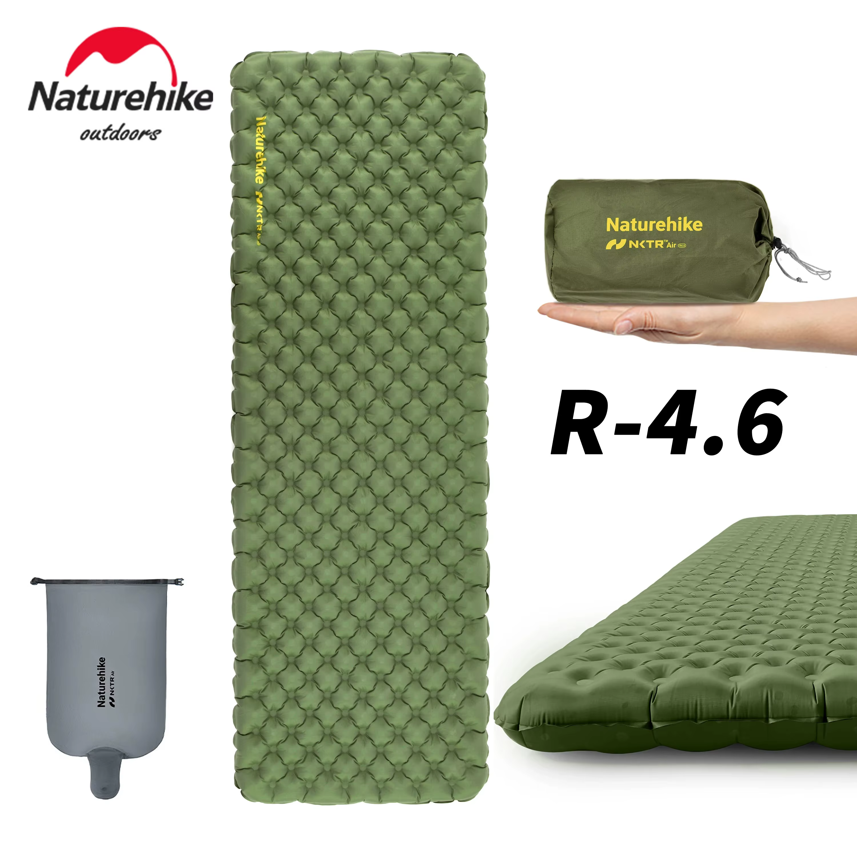Natureifa-Matelas Gonflable Polymères de Camping, Coussin d'Air, Polymères de Voyage, Hiver, Extérie