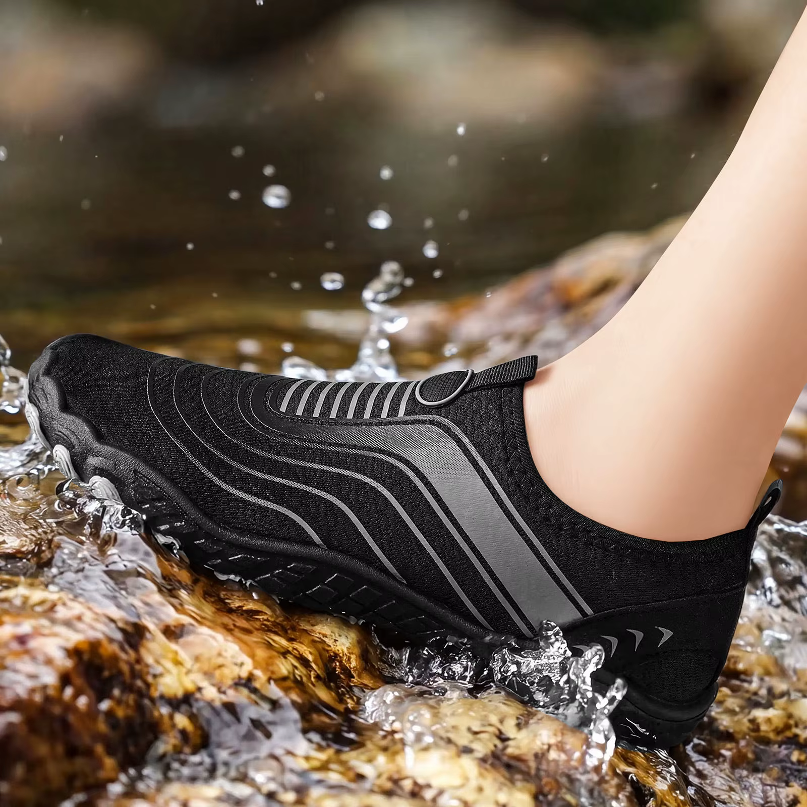 Nouvelles chaussures de marche aquatique pour couples, pour sports d'intérieur, à forme large, légèr