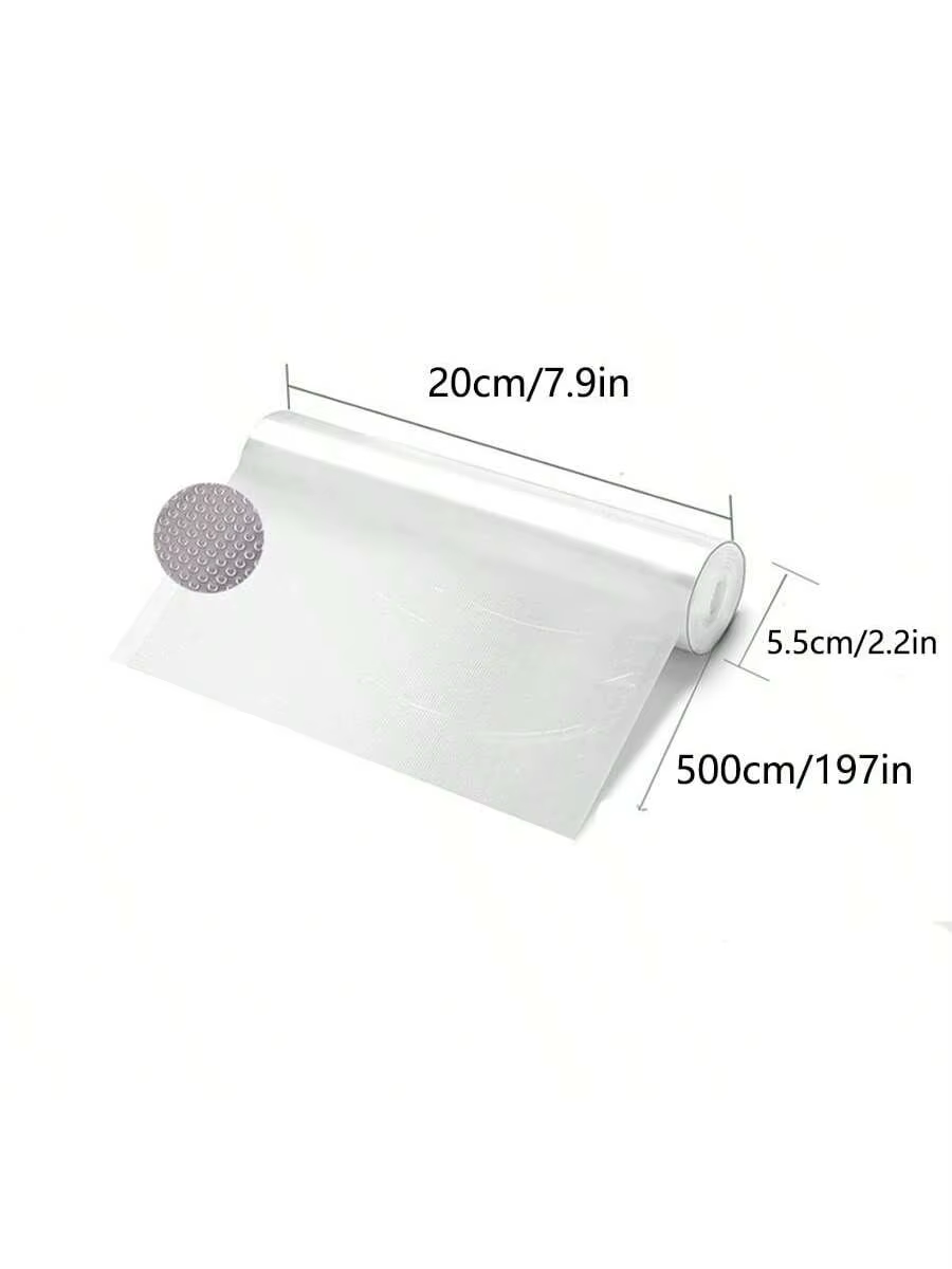 Sacs sous vide pour aliments, 500 cm/rouleau, sacs de conservation sous vide sans BPA, pour la conse