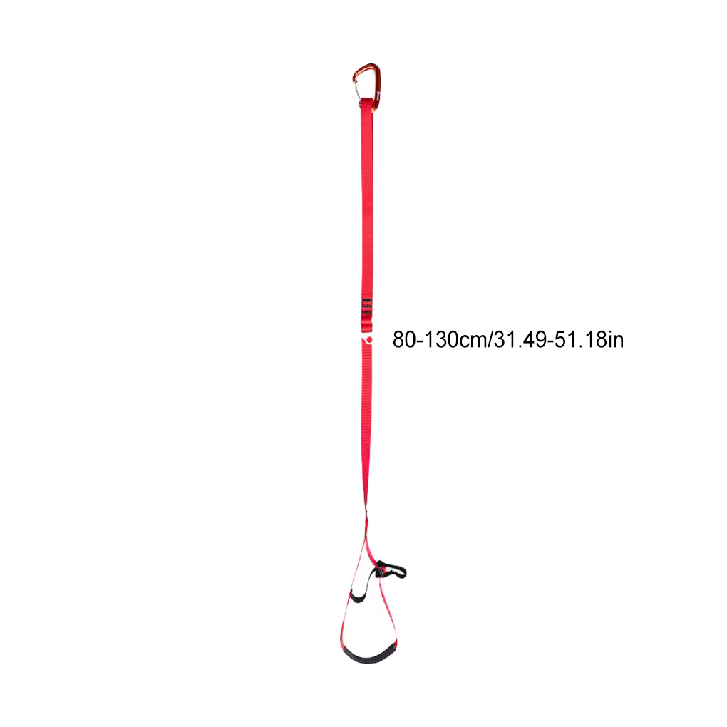 Sangle d'escalade résistante à l'usure, boucle de pied, accessoire d'ascendeur, outils d'alpinisme, 