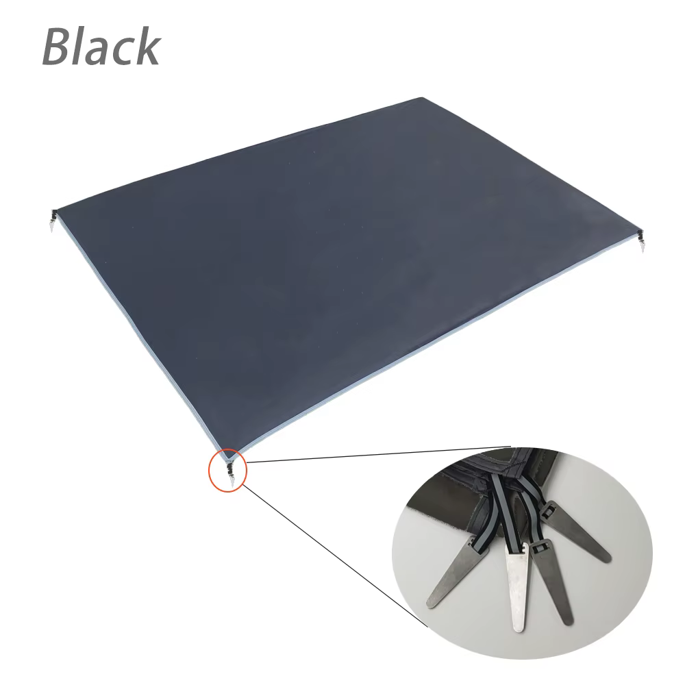 Tapis de pique-nique de poche ultraléger avec piquets coupe-vent, pour Camping en plein air, Portabl