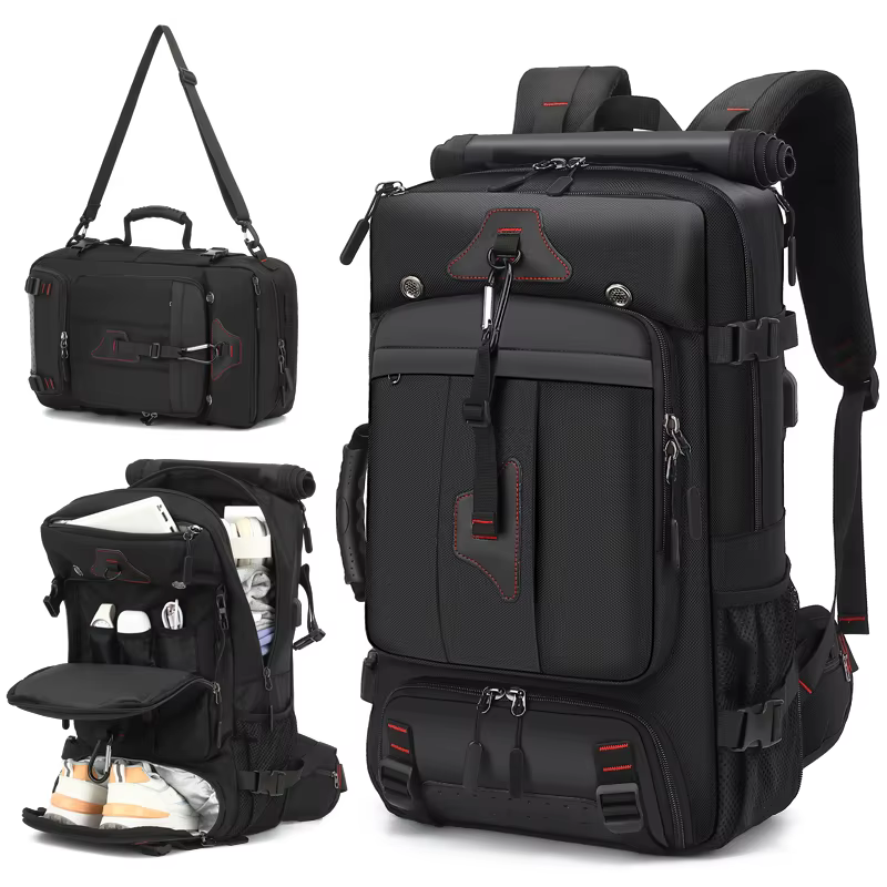Sac à dos de voyage pour hommes, sac à dos décontracté pour hommes pour les voyages, grand sac à dos