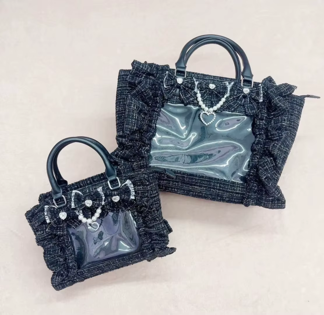 Sac anti-douleur de Style japonais pour femmes, sac à main de Style parfumé avec bord de feuille de