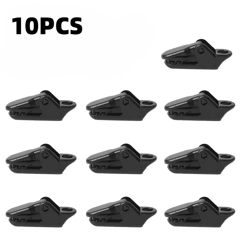 10/20 pièces de pinces de tente robustes pour bâches extérieures, clips anti-vent, crochets de fixat