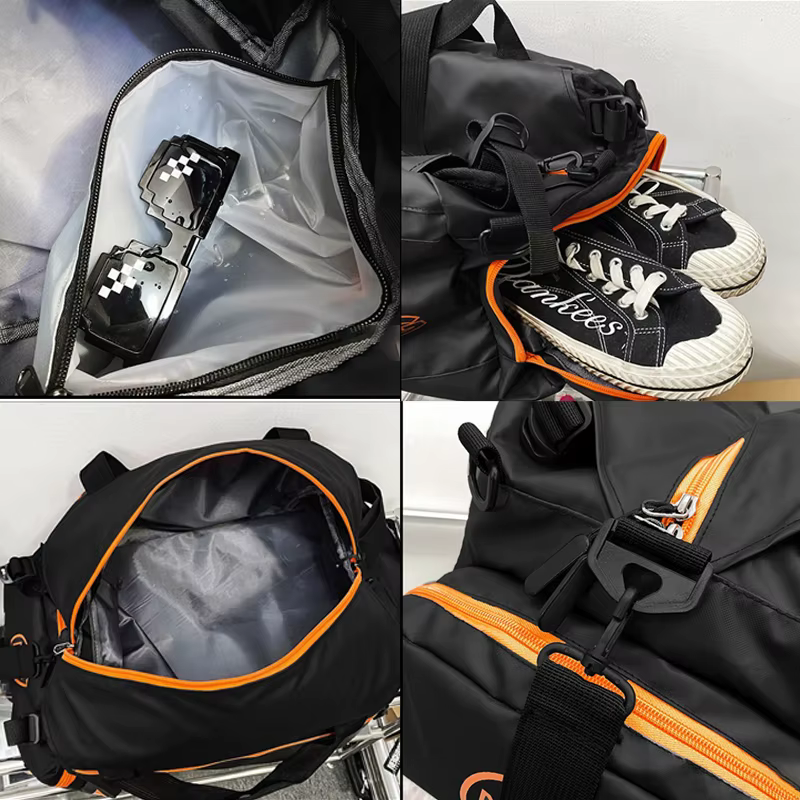 Sac à dos de sport imperméable pour hommes et femmes, grand sac à bandoulière de voyage, de sport, d
