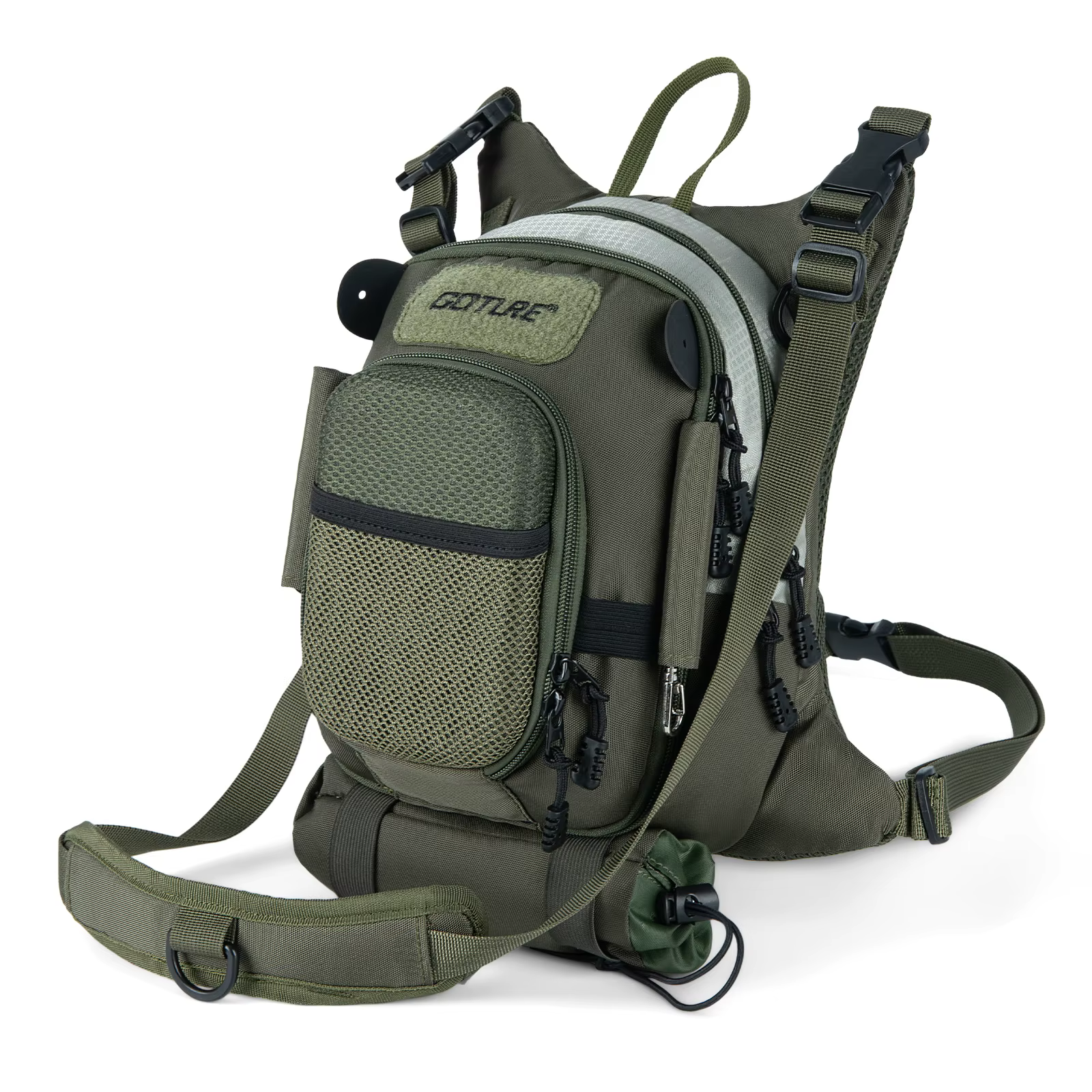 Goture – sac de poitrine pour pêche à la mouche, sac à dos Ultra léger et respirant, sac à bandouliè
