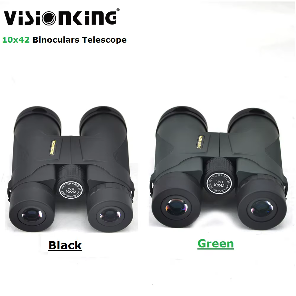 Visionking longue portée 10x42 chasse Camping jumelles BAK-4 FMC étanche puissant télescope Prismati
