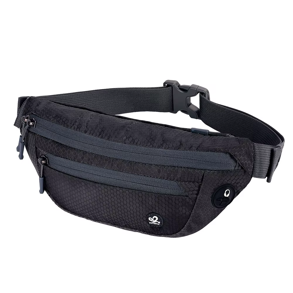 WATERFLY Bum Bag Sport Petit Sportif Unisexe Sac de Taille Élégant Léger Hipbag pour Voyage en Plein