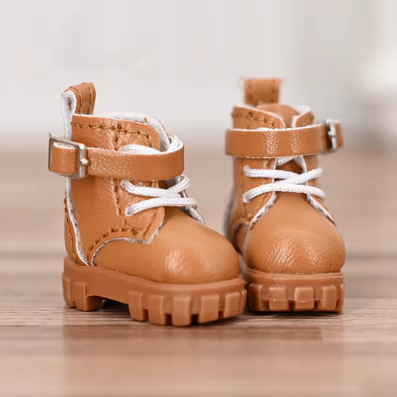Ob11 poupée bottes en cuir chaussures d'extérieur mode poupée chaussures décontractées pour Penny, O