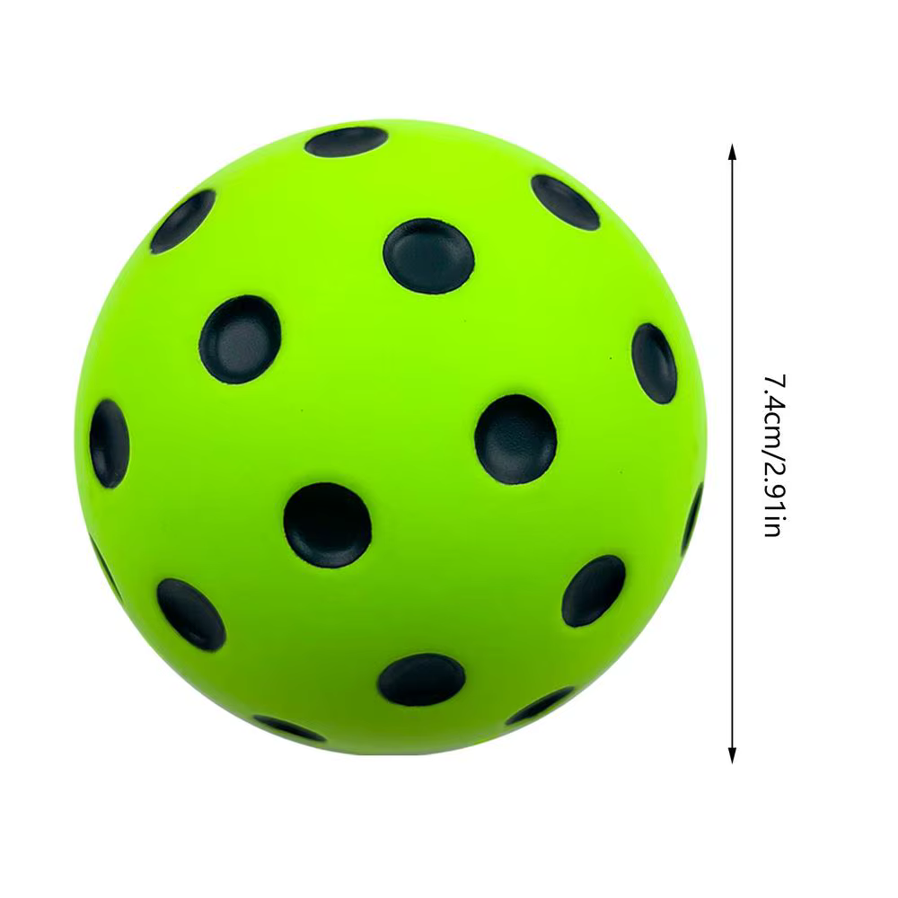 Balles en mousse pour l'entraînement au pickleball, balles silencieuses, accessoires de pickleball, 