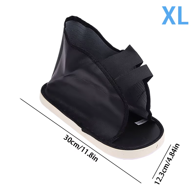 Botte de marche plate antidérapante respirante pour la protection du pied, la récupération des fract