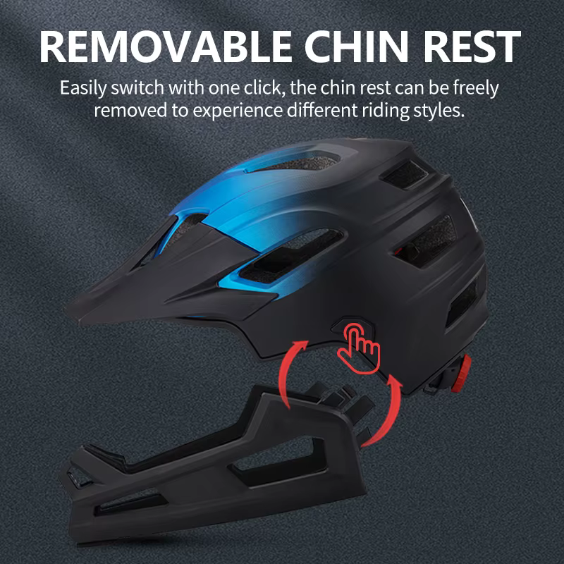 Eastinear 2023 casque de vélo adulte intégral casque de moto détachable léger protection de la tête 
