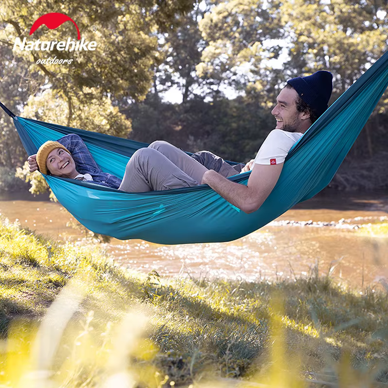 Naturehike – hamac 2 personnes, lit-balançoire ultraléger, résistant aux déchirures, facile à transp