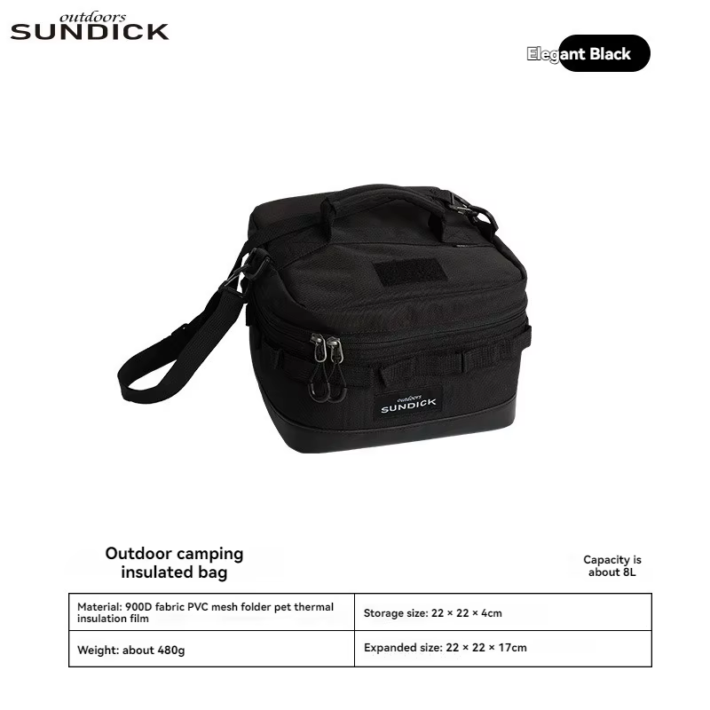 1 noir/marron/vert armée/camouflage en option camping isolé en plein air camping bol tasse sac de ra