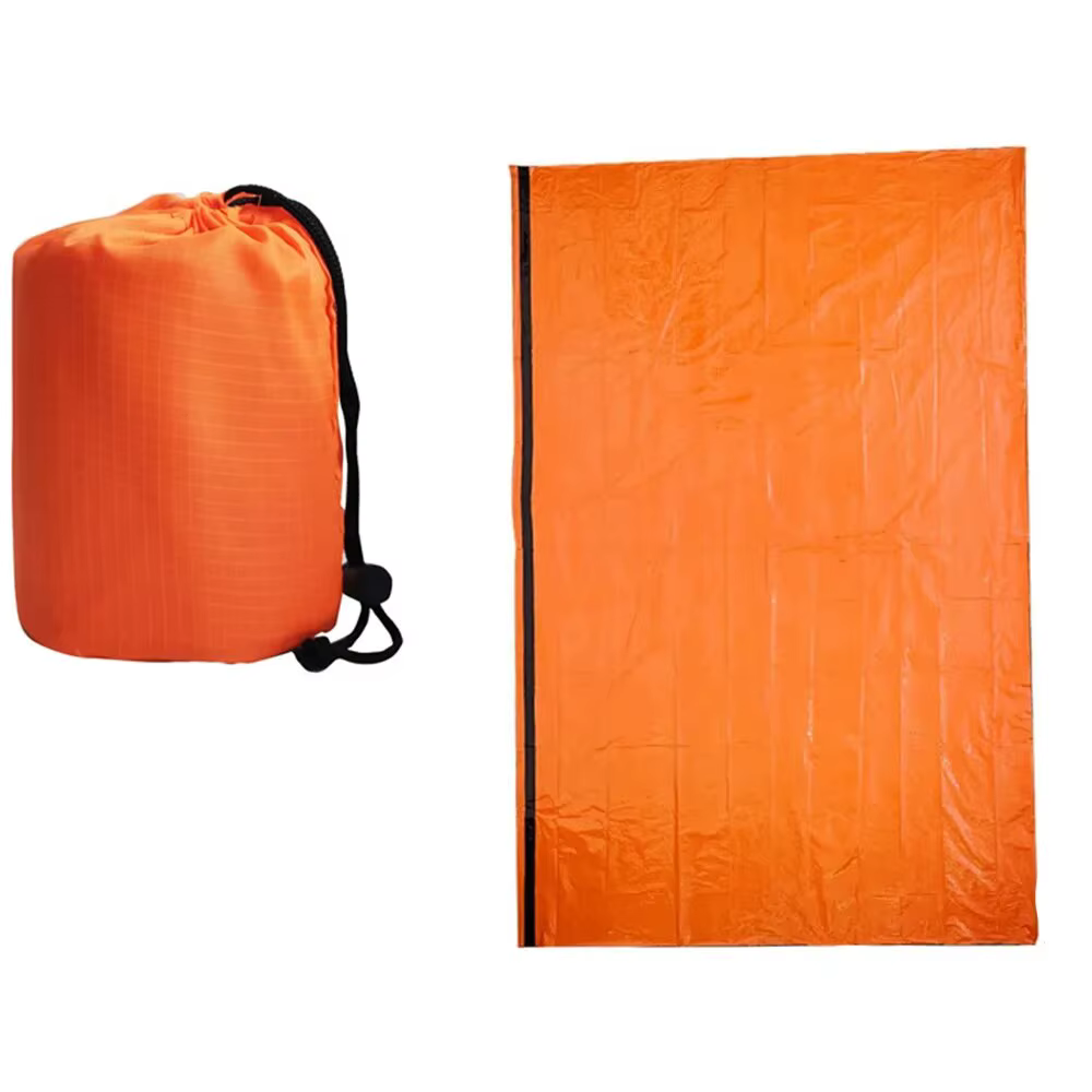 Sac de couchage d'urgence, couvertures thermiques en Mylar Ultra imperméables, sac de couchage de su
