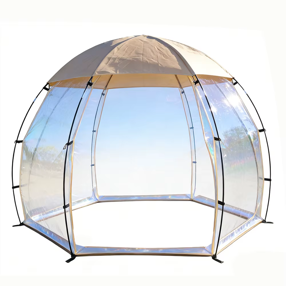 Tente à bulles transparente Camping pique-nique Hemi tente en cristal extérieur hémisphérique famill