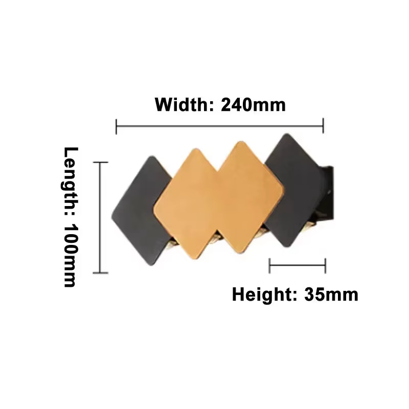 Applique murale étanche, Led de salon moderne et minimaliste, bâtiment à Double tête, couloir, lampe