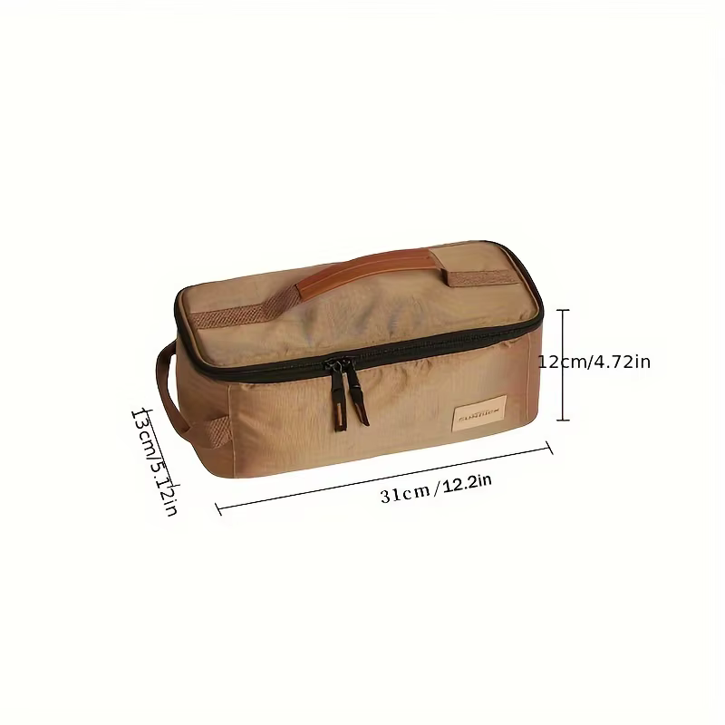Sac de rangement isotherme pour couverts de camping, étanche, en tissu Ripstop, pochette organisatri
