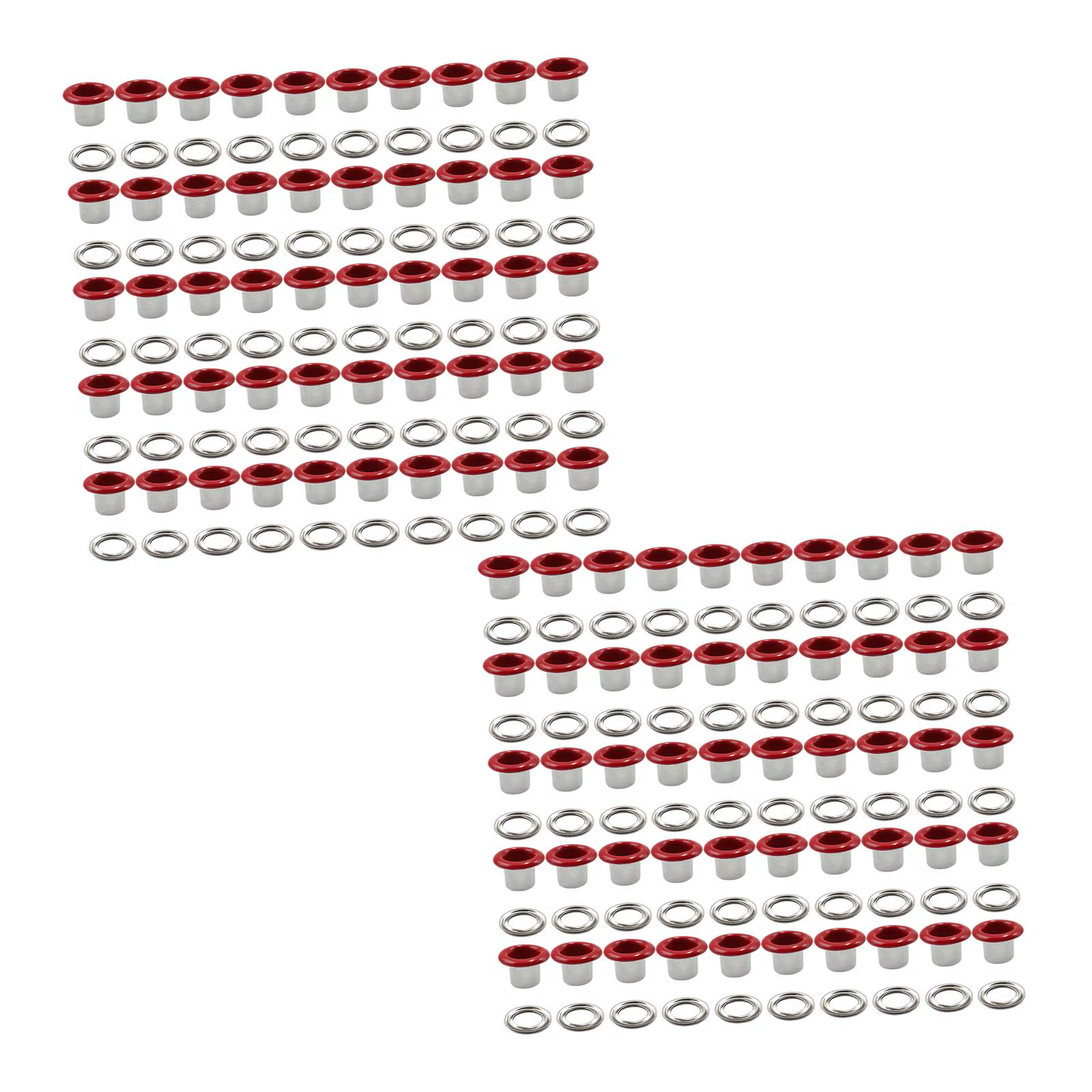 Lot de 100 œillets métalliques en forme de N, accessoires de couture minuscules pour l'artisanat du