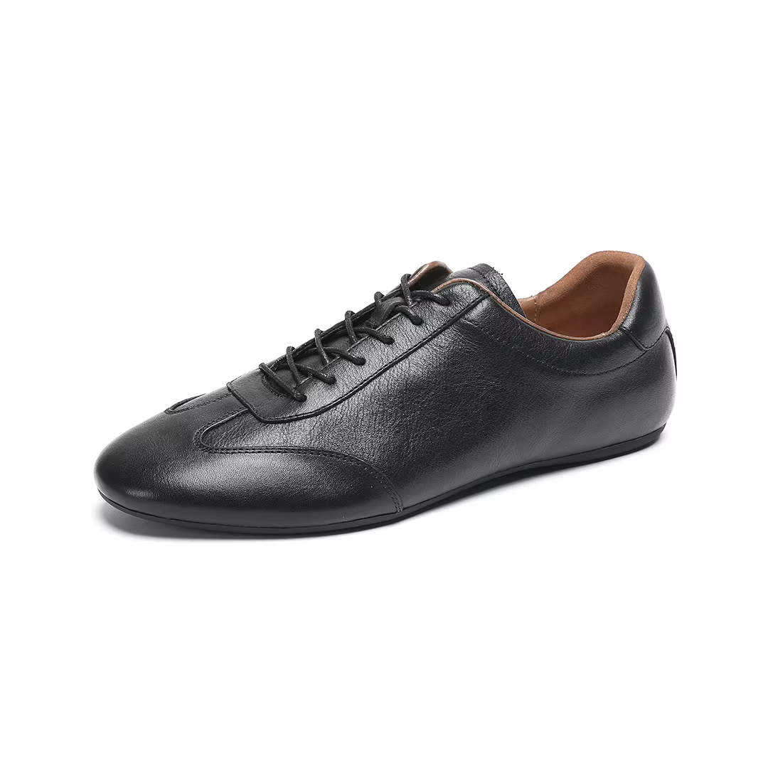 CLAIAMI Nouvelles chaussures décontractées pour hommes en cuir de vachette souple de première qualit