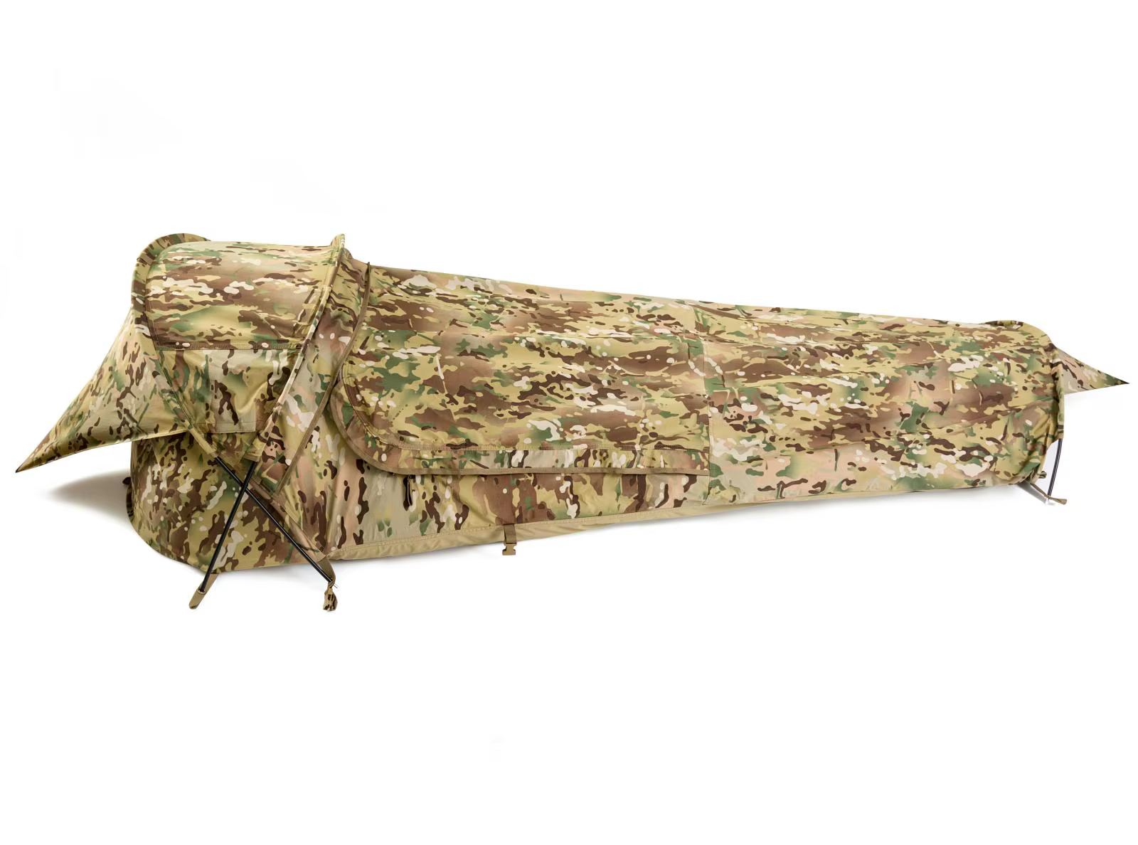 Tente militaire Hideaway Bivy légère et étanche, compacte, unipolaire, pour randonnée et randonnée