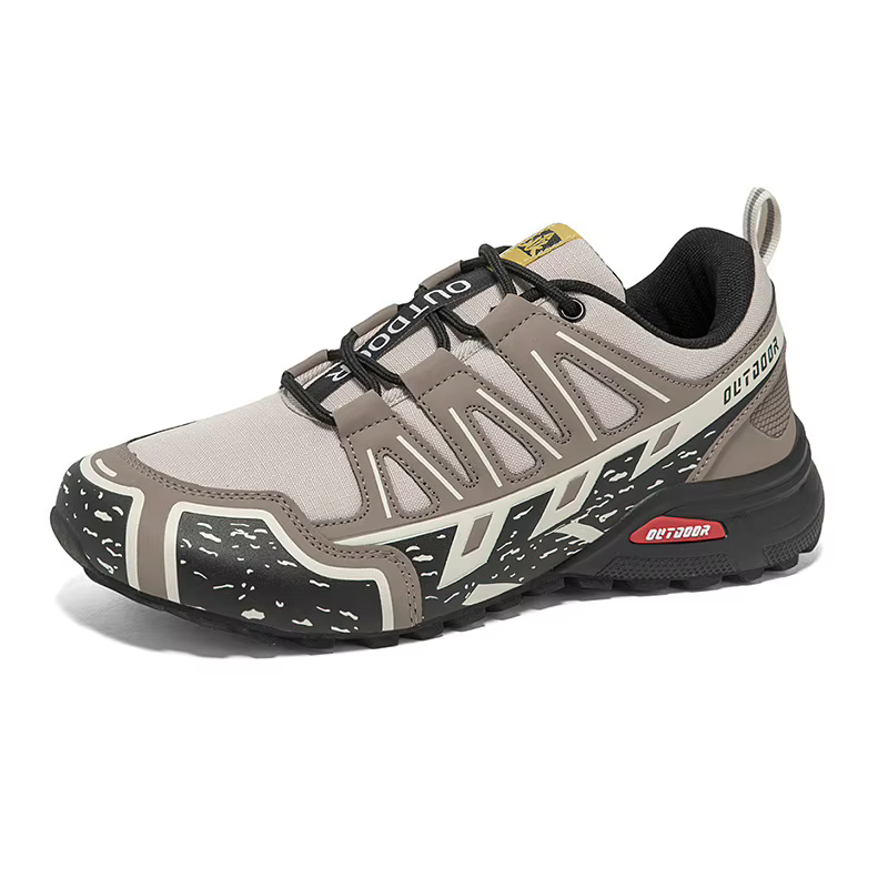 Chaussures de randonnée pour hommes, résistantes à l'usure, amortissantes, à semelles épaisses, bask