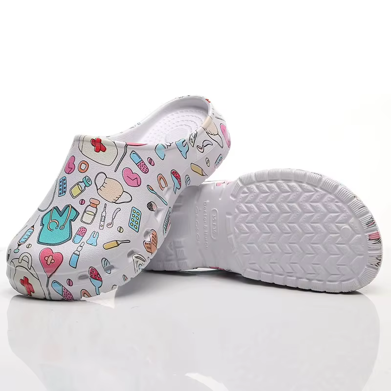 Sabots d'infirmière antidérapants, pantoufles chirurgicales pour médecin d'hôpital, chaussures médic