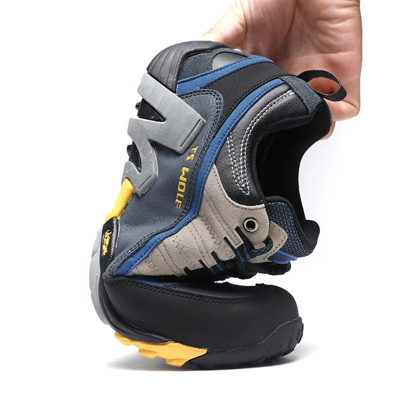 Chaussures de Trekking pour amoureux de l'extérieur, imperméables, bottes de montagne en cuir vérita