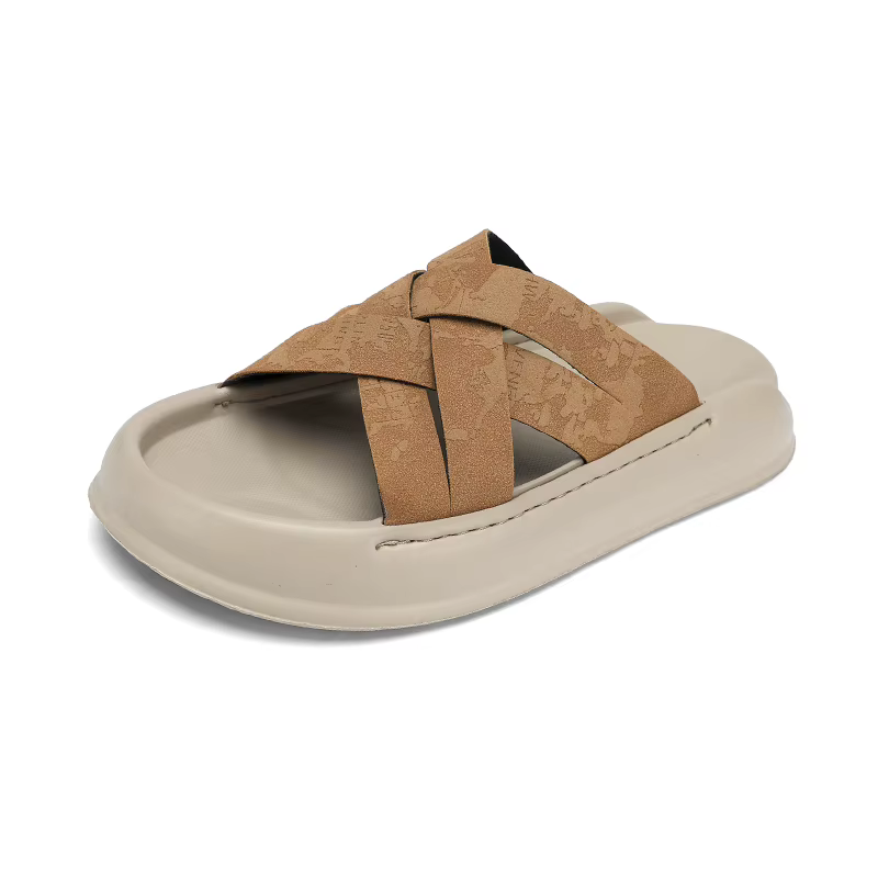 Claquettes décontractées pour hommes, nouvelles sandales d'été à semelle souple, chaussures de plage