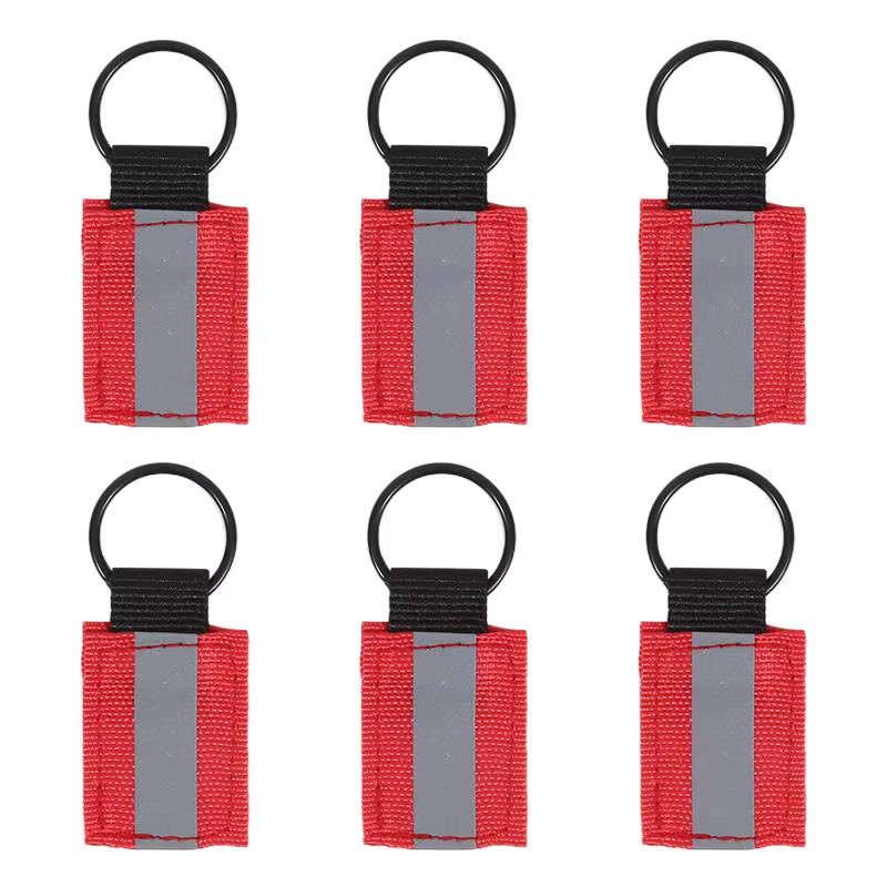 Étiquettes réfléchissantes pour sac à dos, 6 pièces, pendentifs réflecteurs de sécurité, pendentifs 