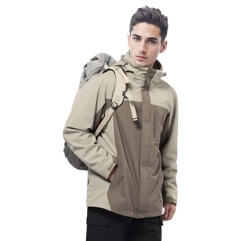 HUMTTO-Veste imperméable pour homme et femme, coupe-vent d'extérieur, vestes de camping et de randon