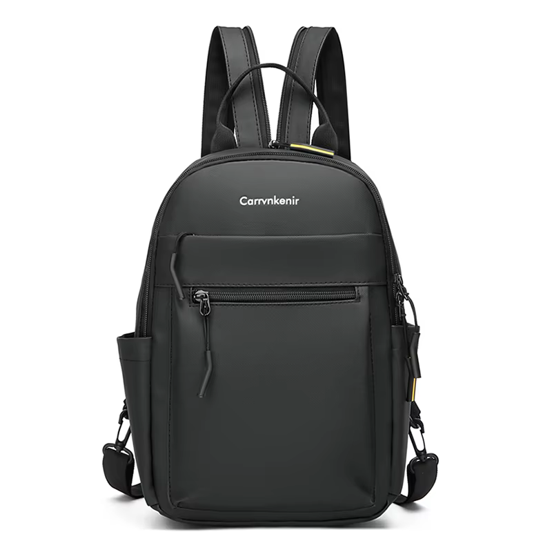 Mode mâle petit sac à dos Durable en cuir PU souple hommes sac à dos décontracté adolescent sangles