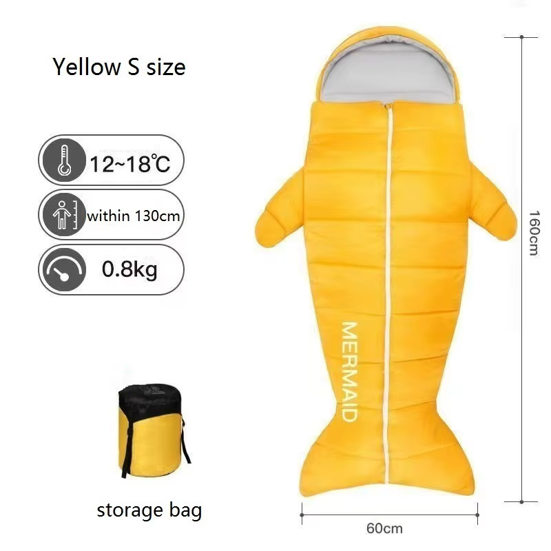 Sac de couchage ultraléger pour le camping, pour enfants et adultes, lit de camping sous vide, acces
