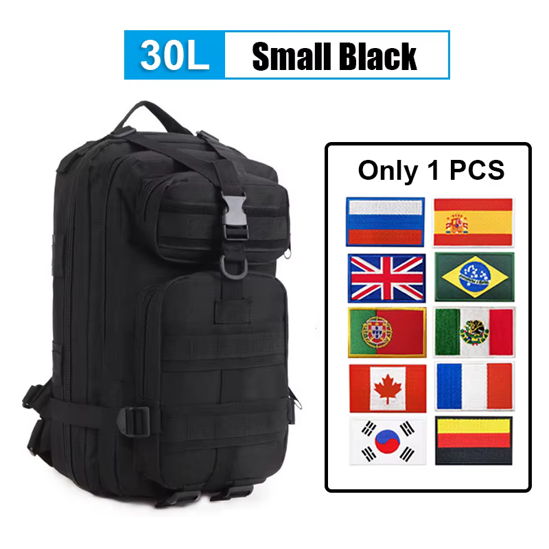50L 30L noir Python sac à dos tactique hommes femmes en plein air Camouflage sac à dos cyclisme rand