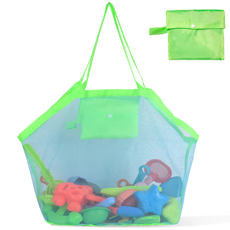 Sac à main de plage, sac à bandoulière en maille, sac coquillage, sac essentiel de plage, sac pour j