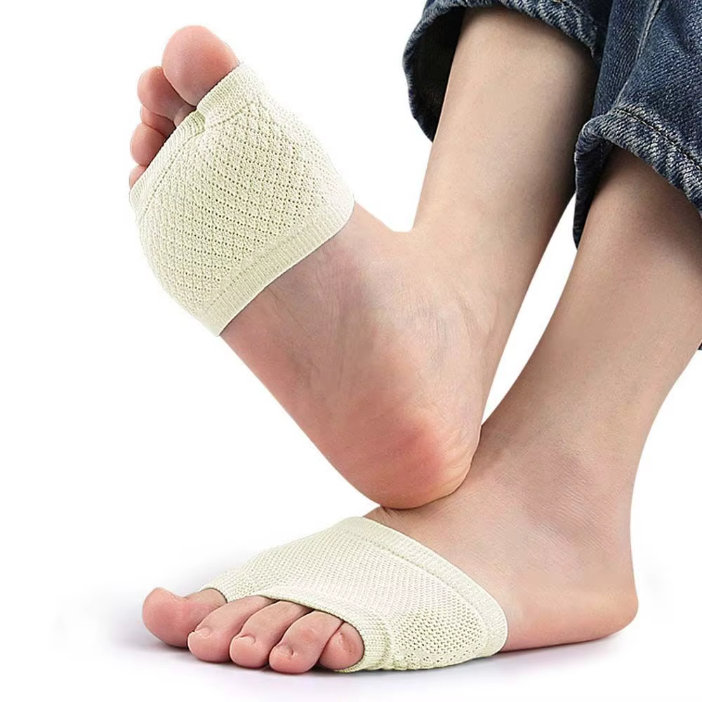 Séparateur de deux orteils, demi-paume, chaussettes, prévention de l'abrasion, soutien de l'avant-pi