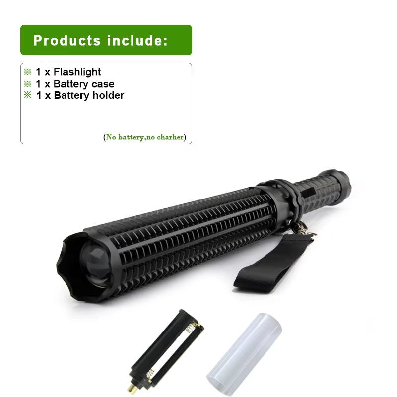Lampe Wolf Tooth, lampe torche anti-éblouissement, auto-défense, étanche, pour équipement anti-émeut