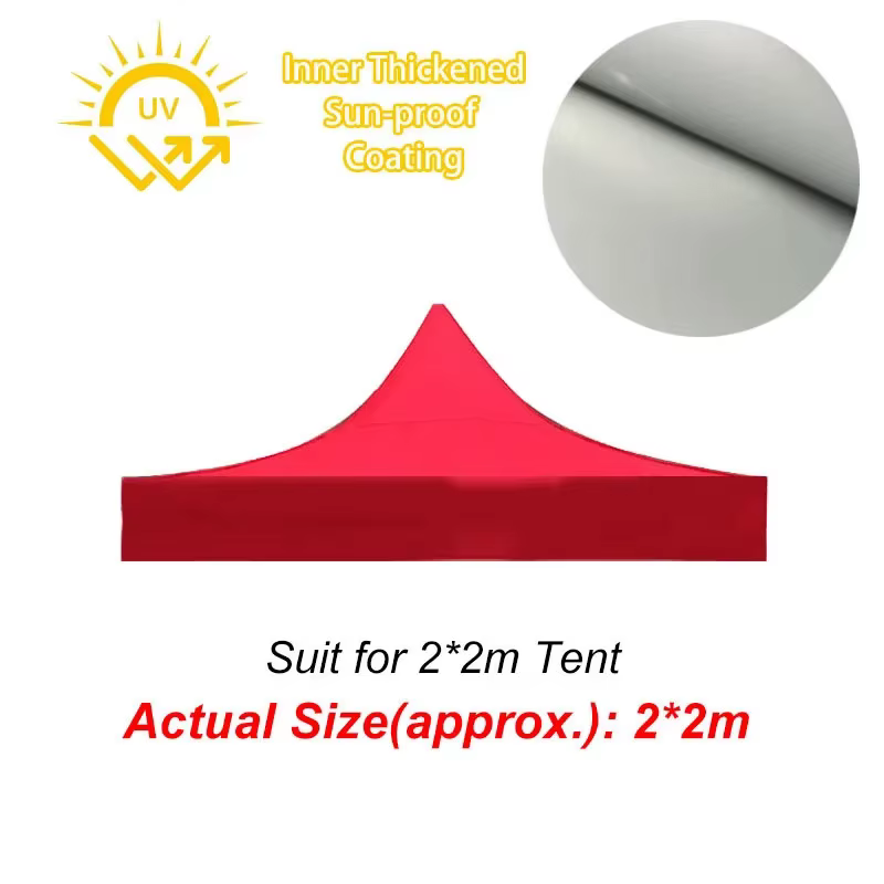 Tente imperméable et résistante au soleil, toit remplaçable, pare-soleil épais d'été, tissu supérieu